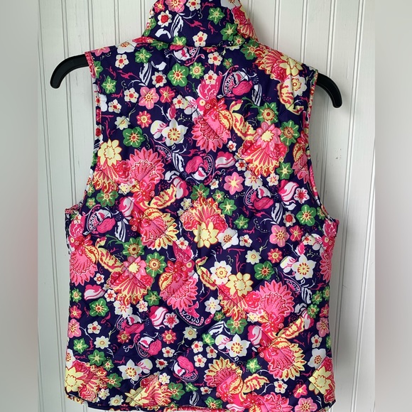 Peach Love California Puffy Vest (NWOT) (Size S) Vibrant Pretty Colors - Picture 5 of 6